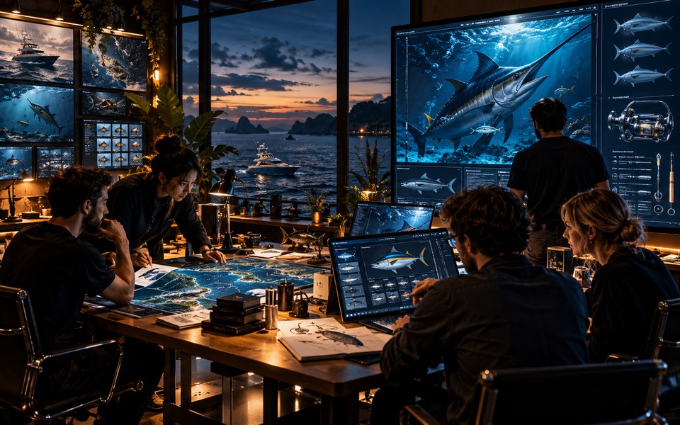 Visual konseptual studio Korvelto dengan pasukan menilai sistem pengalaman laut dalam
